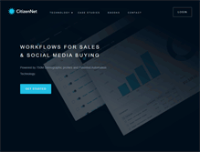 Tablet Screenshot of citizennet.com